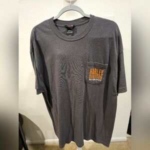 Harley Davidson Men's Short Sleeve T-Shirt Las Vegas Gray XL GUC